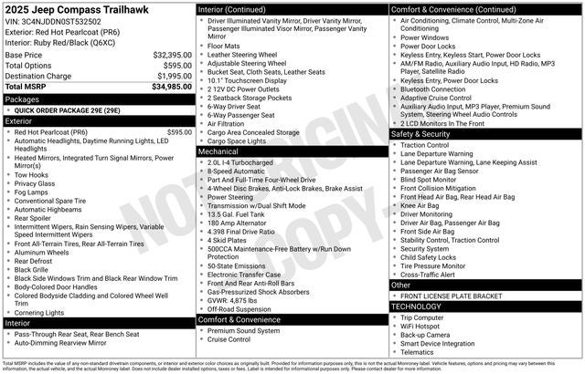 2025 Jeep Compass Trailhawk