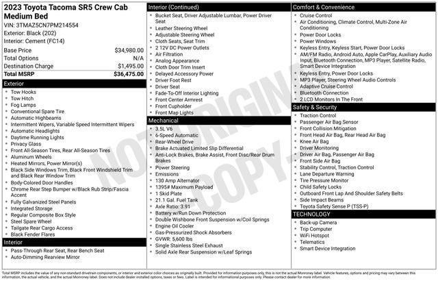 2023 Toyota Tacoma TRD Sport