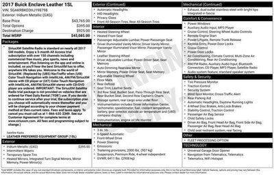 2017 Buick Enclave Leather