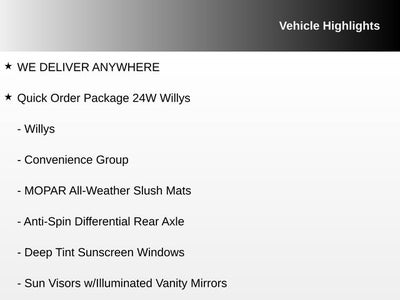 2022 Jeep Gladiator Willys