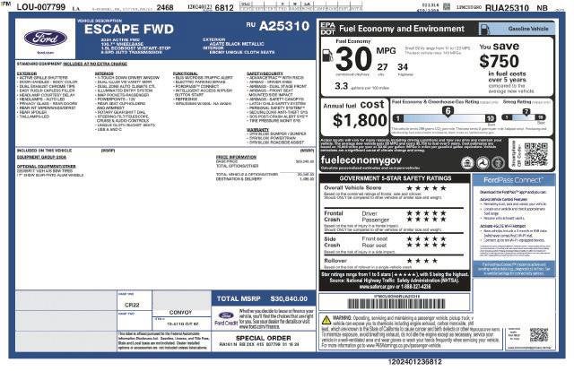 2024 Ford Escape Active