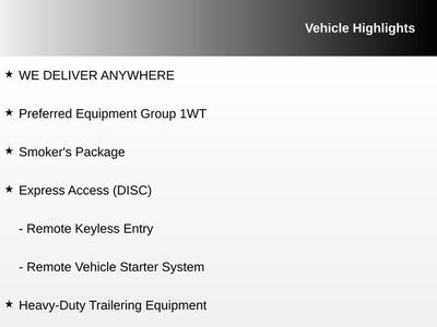 2017 Chevrolet Express 2500 Work Van Cargo