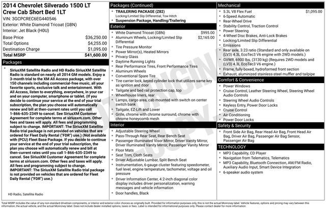 2014 Chevrolet Silverado 1500 LT LT1