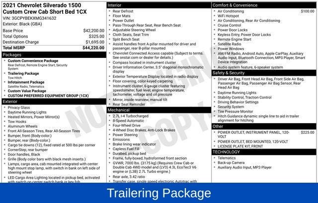 2021 Chevrolet Silverado 1500 Custom