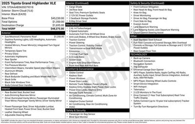 2025 Toyota Grand Highlander XLE