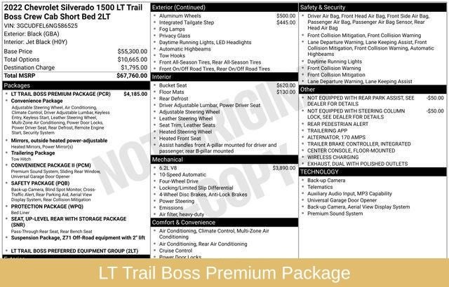 2022 Chevrolet Silverado 1500 LT Trail Boss