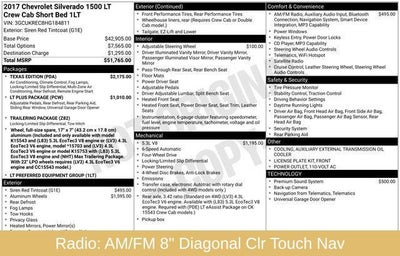 2017 Chevrolet Silverado 1500 LT LT1