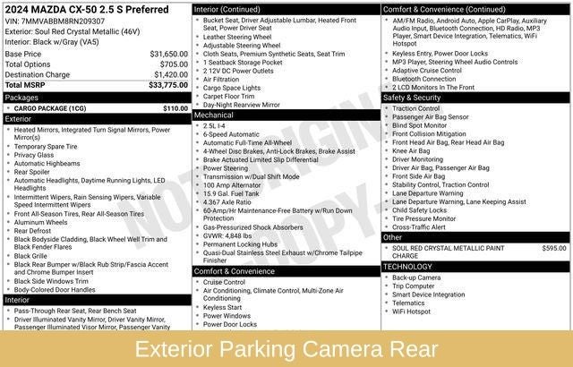 2024 Mazda Mazda CX-50 2.5 S Preferred Package