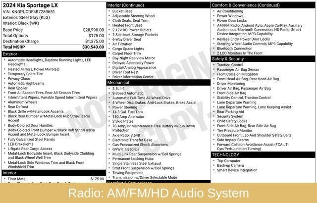 2024 Kia Sportage LX