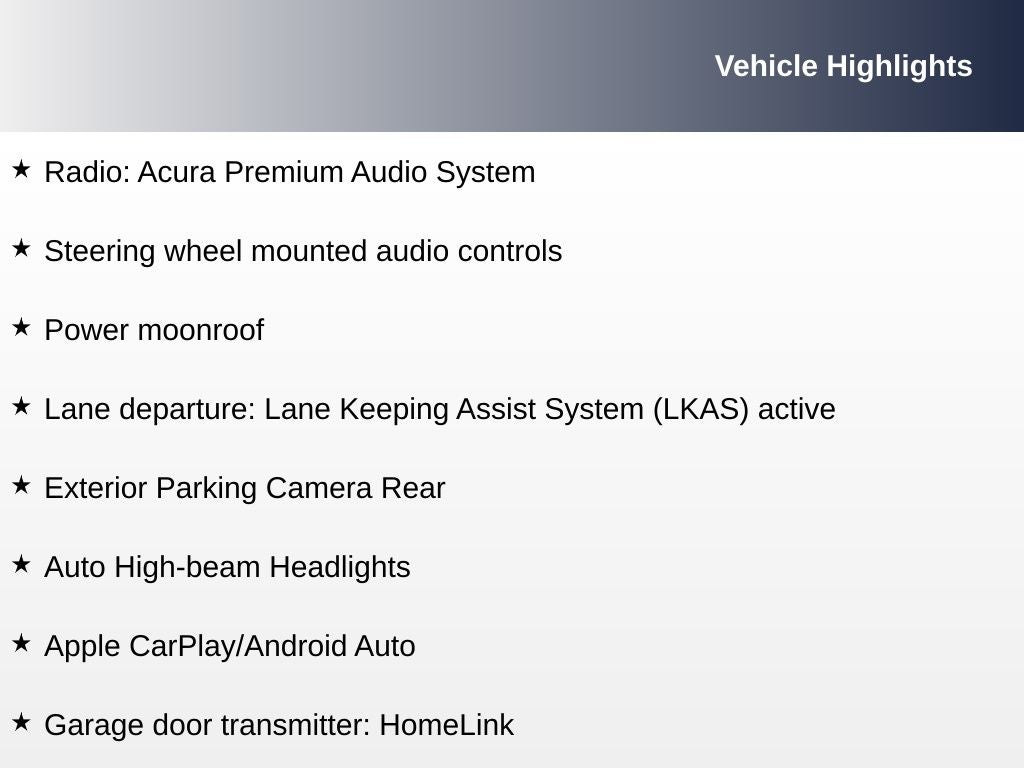2020 Acura TLX 2.4L Base