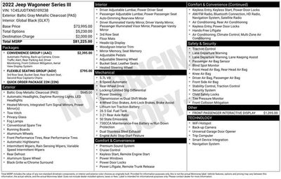 2022 Jeep Wagoneer Series III