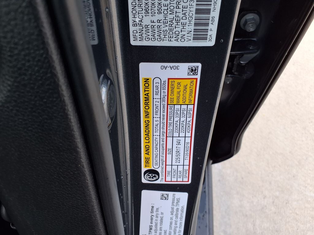 2023 Honda Accord EX