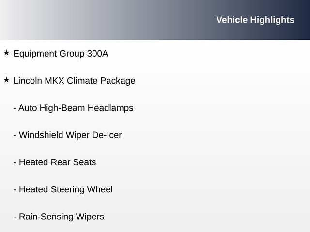 2018 Lincoln MKX Reserve