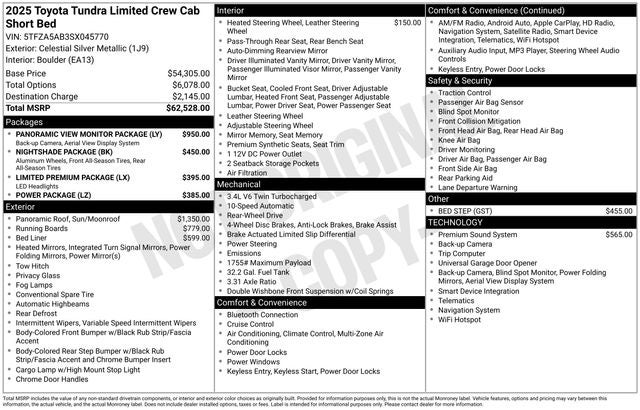 2025 Toyota Tundra Limited