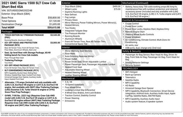 2021 GMC Sierra 1500 SLT