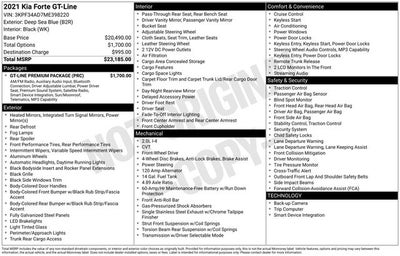 2021 Kia Forte GT-Line