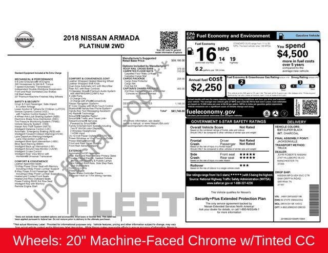 2018 Nissan Armada Platinum