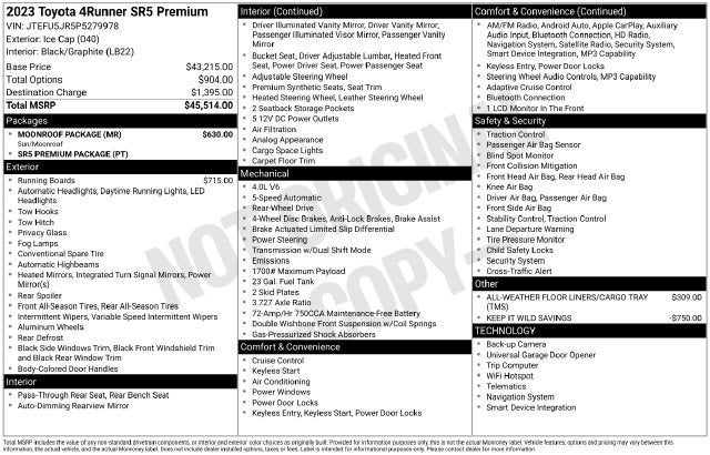 2023 Toyota 4Runner SR5 Premium