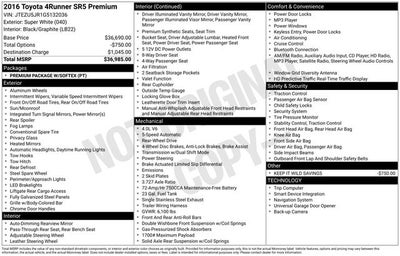 2016 Toyota 4Runner SR5 Premium