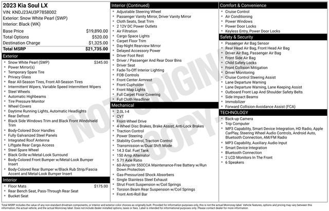 2023 Kia Soul LX