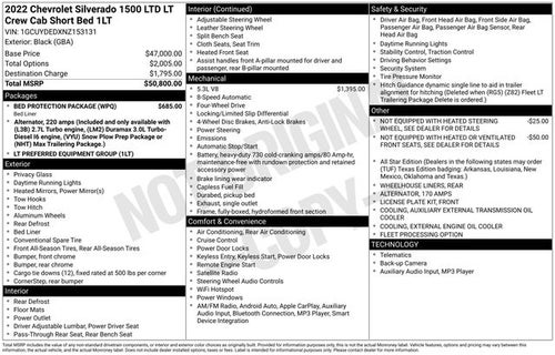 2022 Chevrolet Silverado 1500 LTD LT