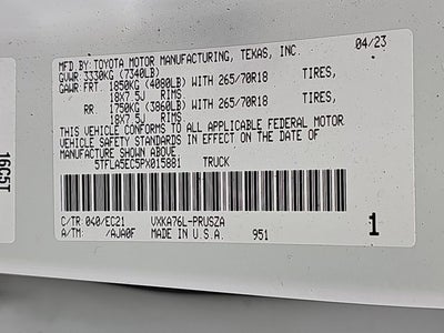 2023 Toyota Tundra SR5