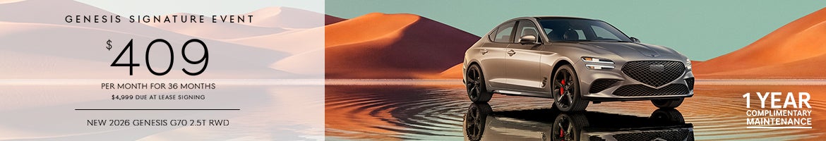 New 2026 Genesis G70 2.5T RWD
