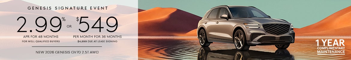 New 2026 Genesis GV70 2.5T AWD