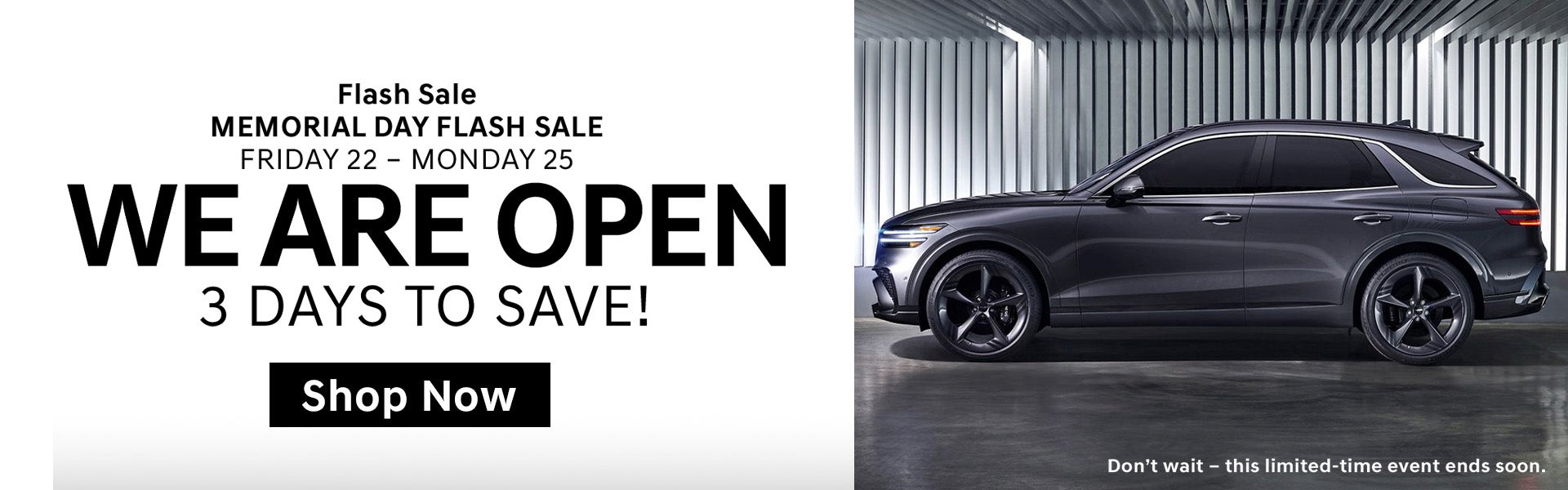 MEMORIAL DAY FLASH SALE