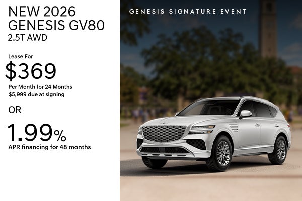 New 2026 Genesis GV80 2.5T AWD