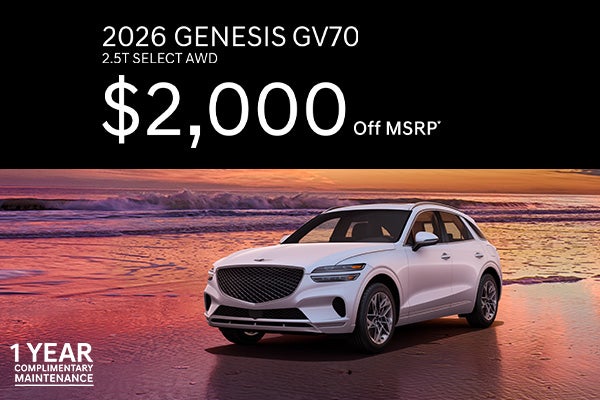 2026 Genesis GV70 2.5T Select AWD