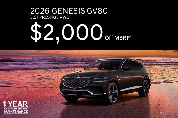 2026 Genesis GV80 3.5T Prestige AWD