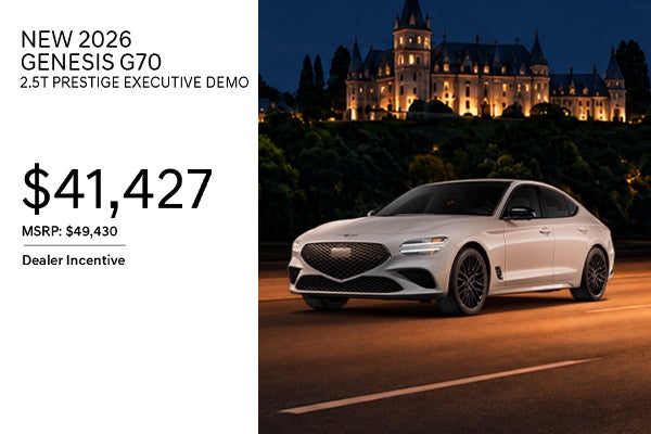 New 2026 Genesis G70 2.5T Prestige